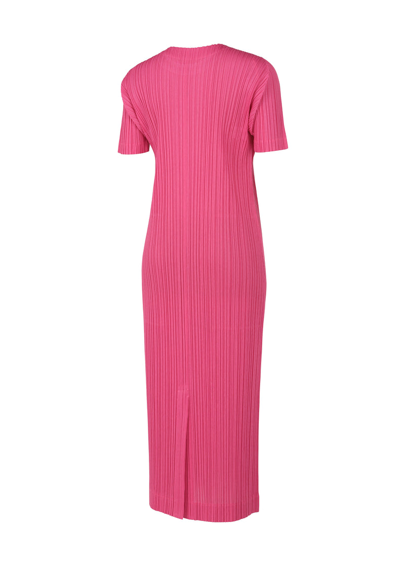 RAMIE PLEATS Dress Deep Pink