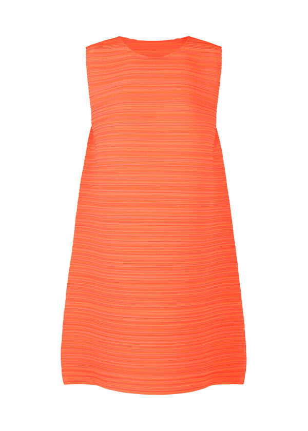 SHEER BOUNCE Dress Neon Orange