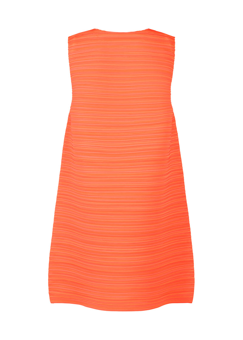 SHEER BOUNCE Dress Neon Orange