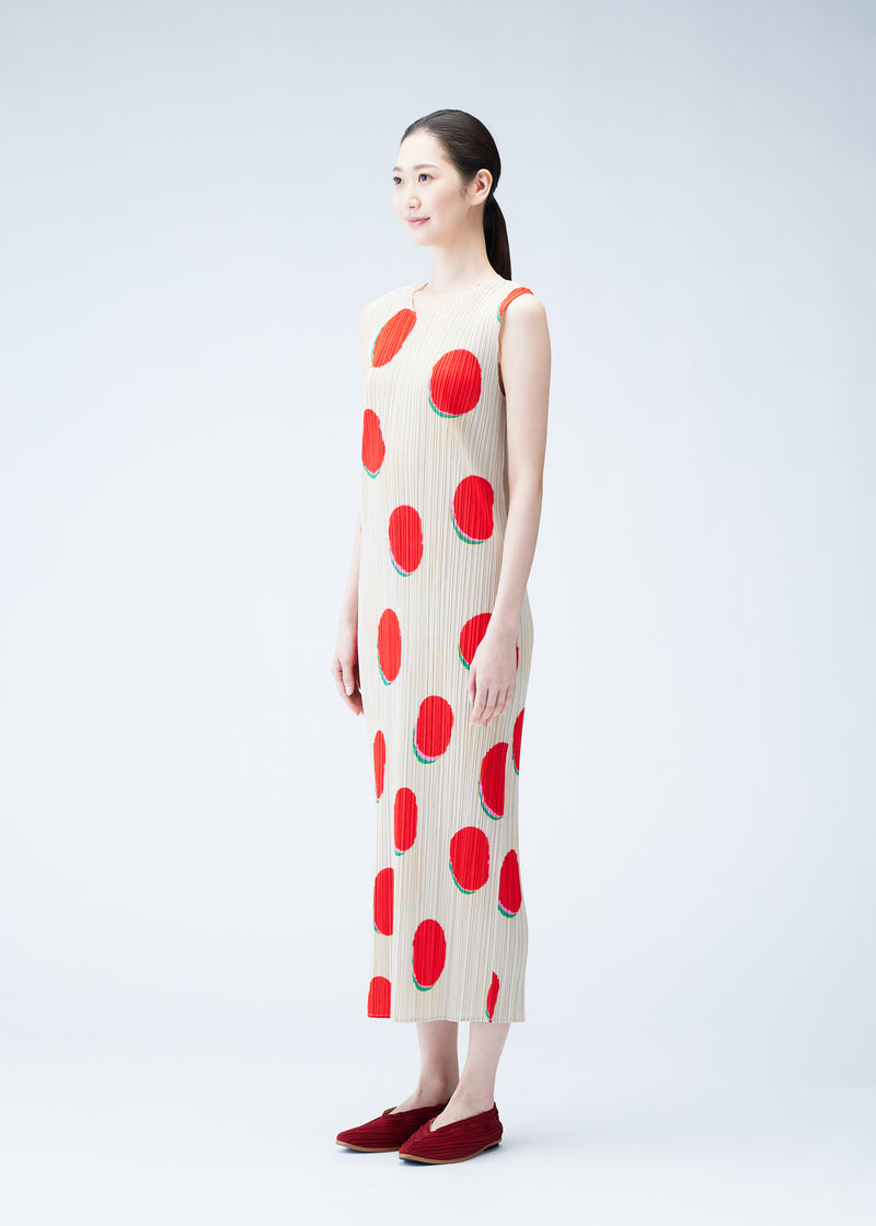 BEAN DOTS Dress Red