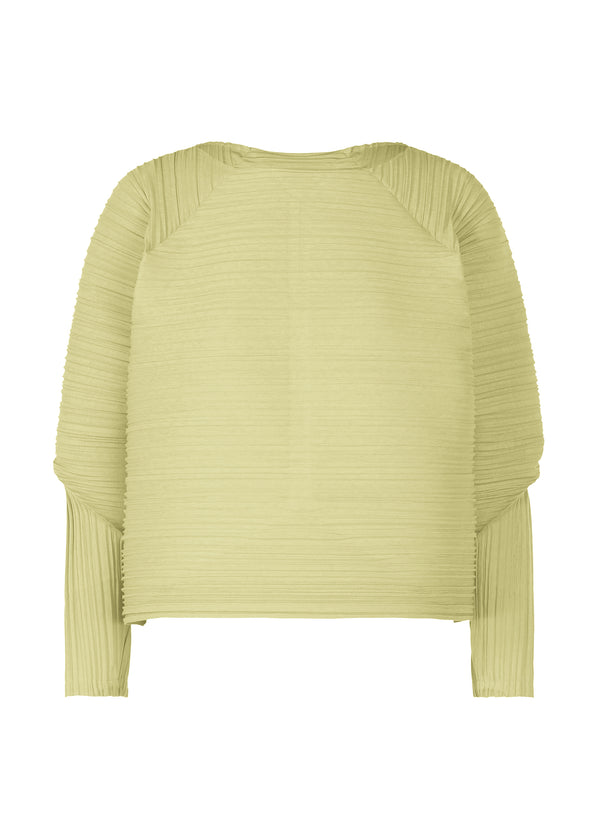 RAMIE PLEATS Top Cream Yellow