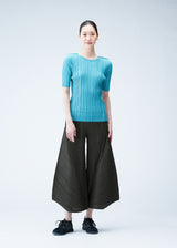 SOFT PLEATS Top Turquoise Green