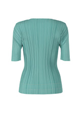 SOFT PLEATS Top Turquoise Green