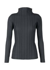 SOFT PLEATS Top Charcoal