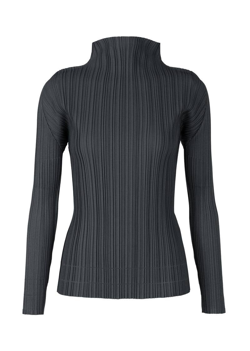 SOFT PLEATS Top Charcoal