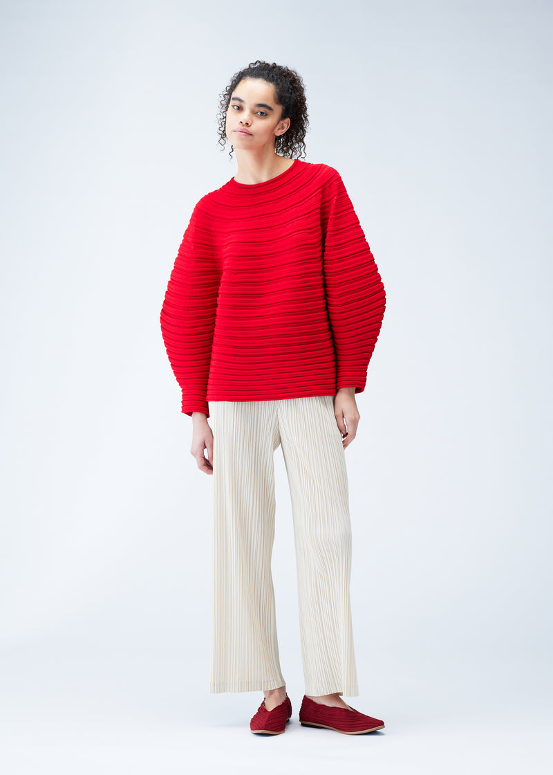 MUSHROOM KNIT Top Red