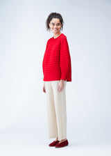 MUSHROOM KNIT Top Red