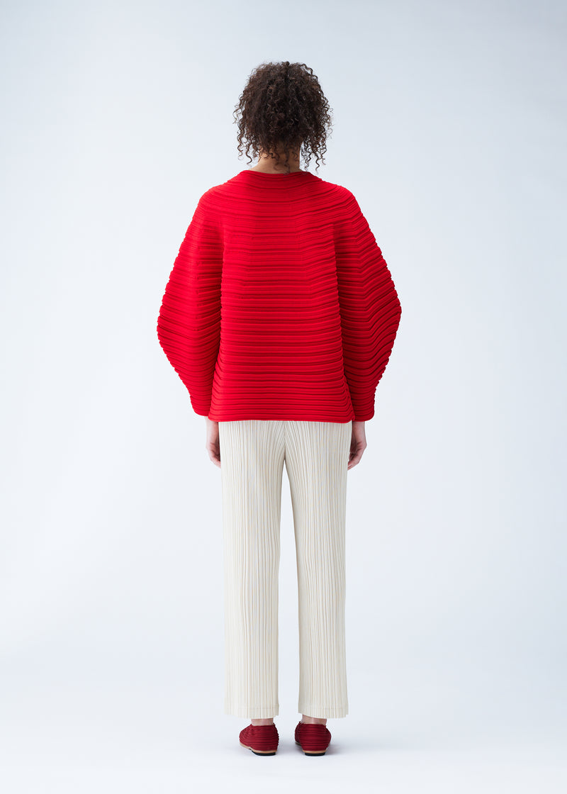 MUSHROOM KNIT Top Red