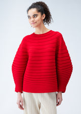 MUSHROOM KNIT Top Red