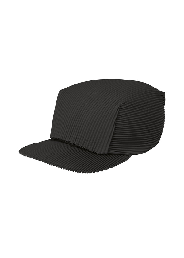 PLEATS CAP Hat Black