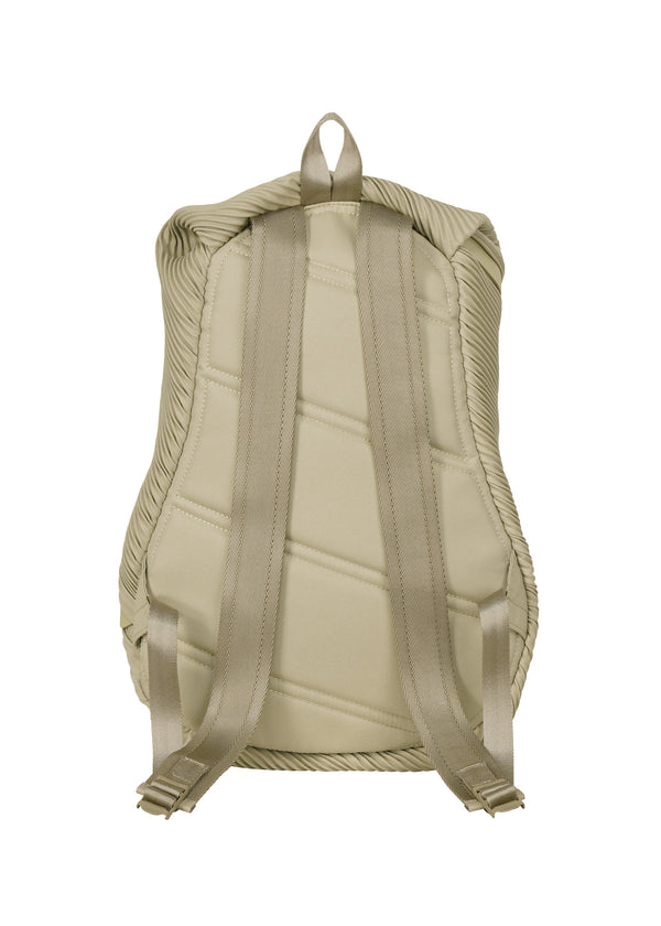 BIAS PLEATS BACKPACK Bag Beige