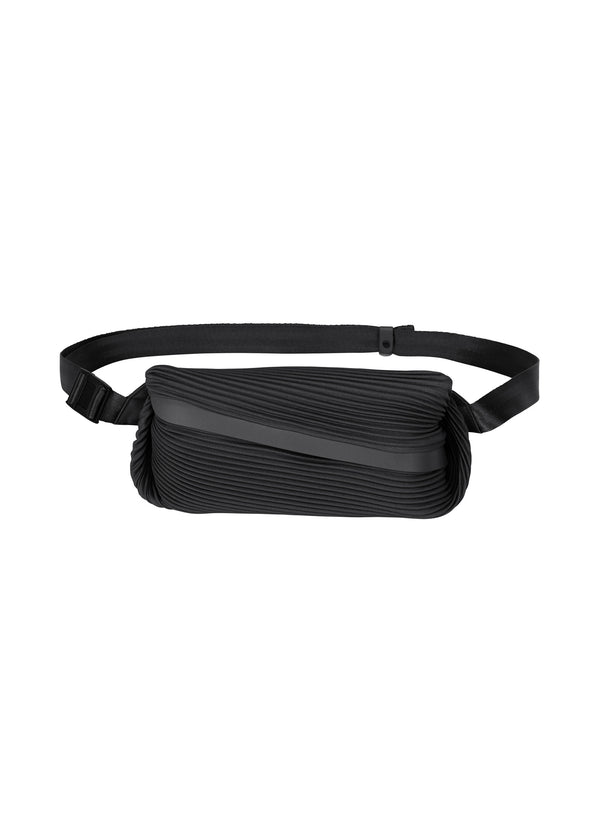 BIAS PLEATS WAISTBAG Bag Black