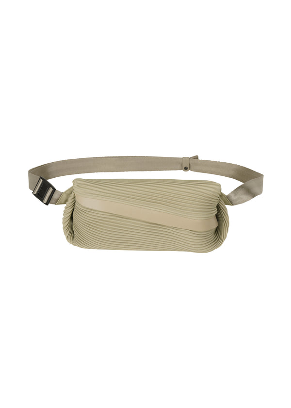 BIAS PLEATS WAISTBAG Bag Beige