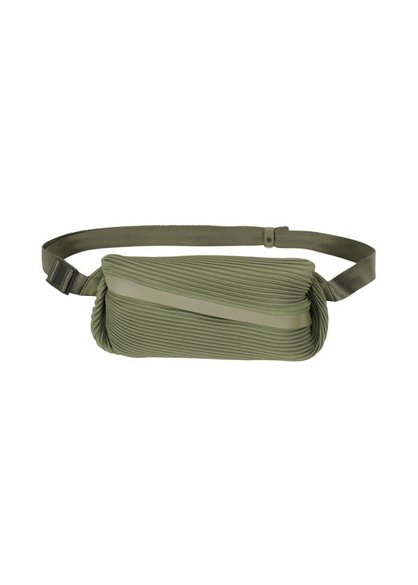 BIAS PLEATS WAISTBAG Bag Steel Green