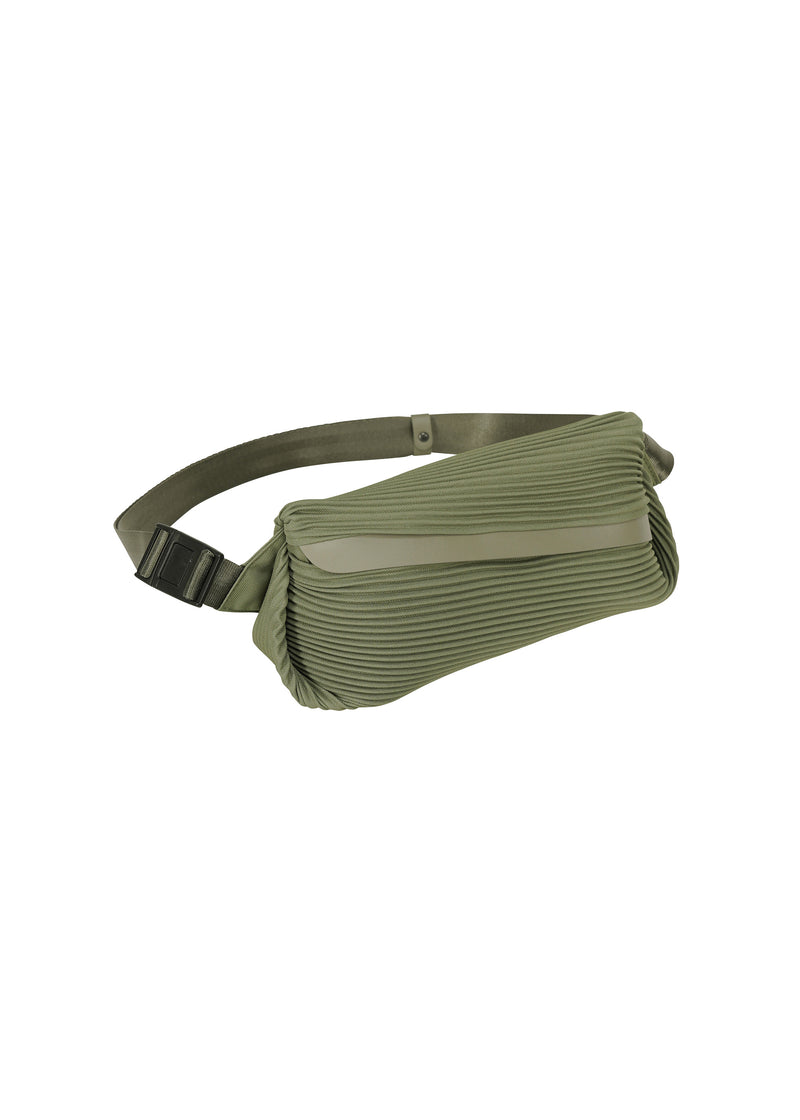 BIAS PLEATS WAISTBAG Bag Steel Green