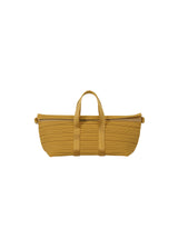 PLEATS BOSTON BAG Bag Ochre