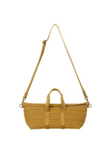 PLEATS BOSTON BAG Bag Ochre