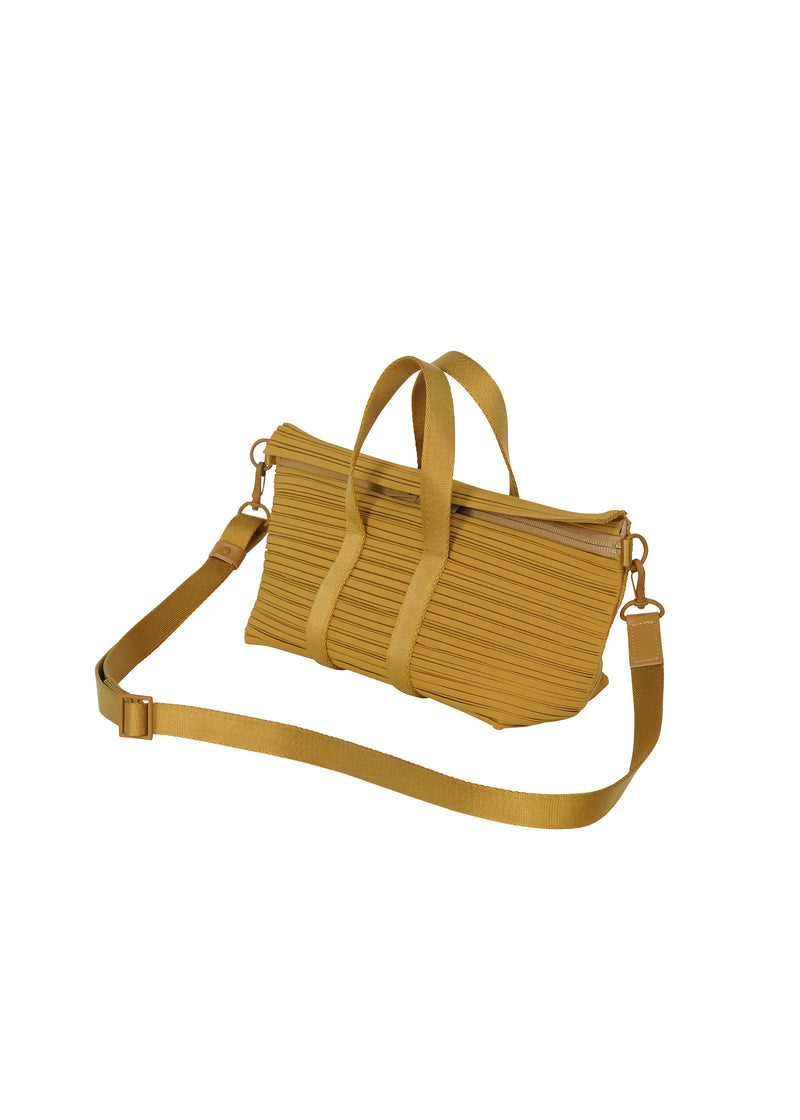 PLEATS BOSTON BAG Bag Ochre