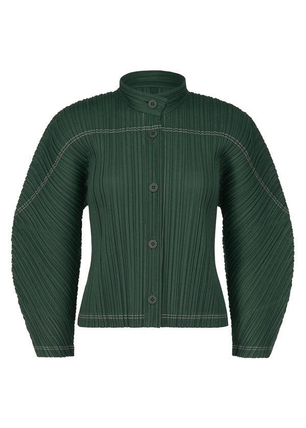 RAMIE PLEATS Jacket Deep Green