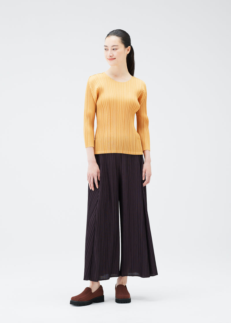 MELLOW PLEATS Trousers Dark Brown