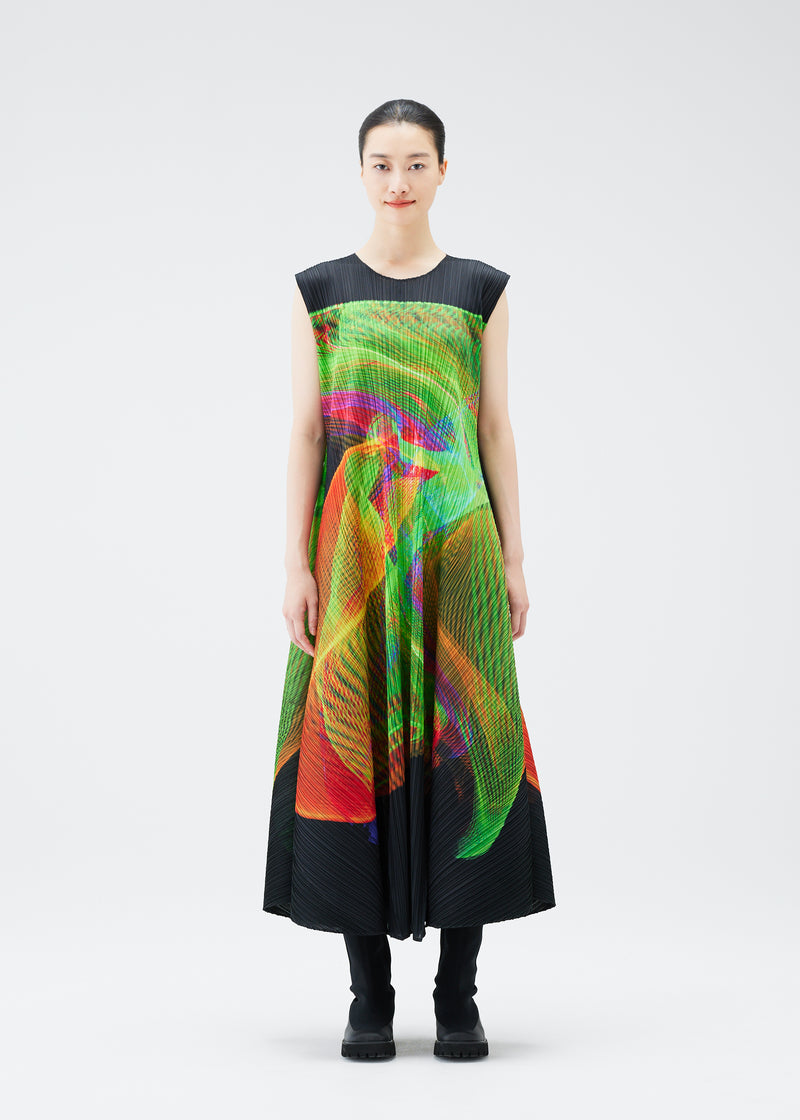 SPECTRUM Dress Bright Green