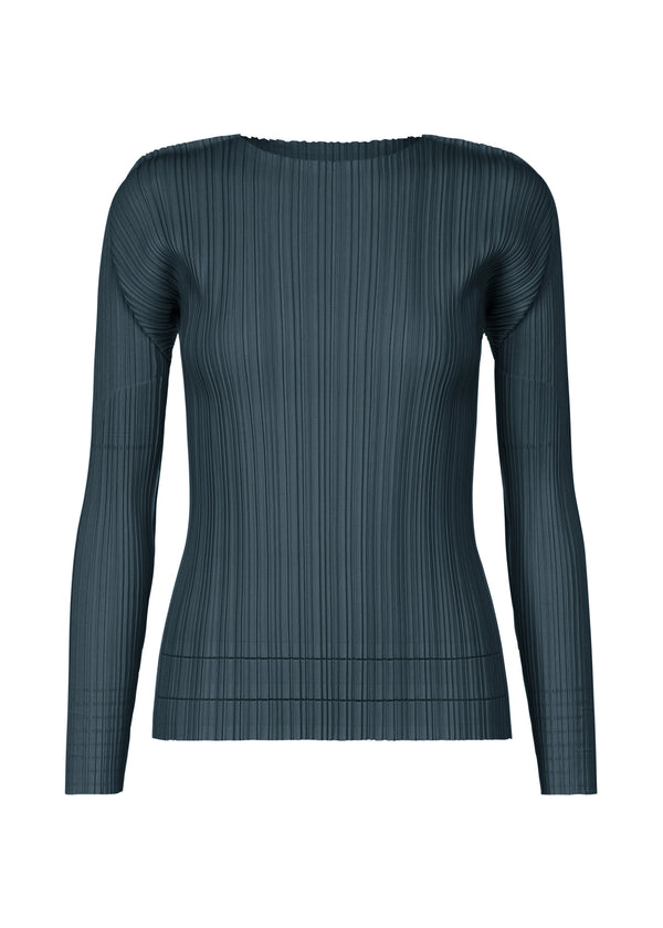 SOFT PLEATS Top Dark Navy