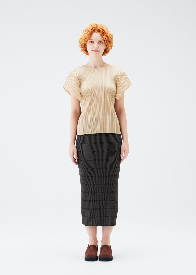 JIGGLY KNIT Skirt Chocolate Brown