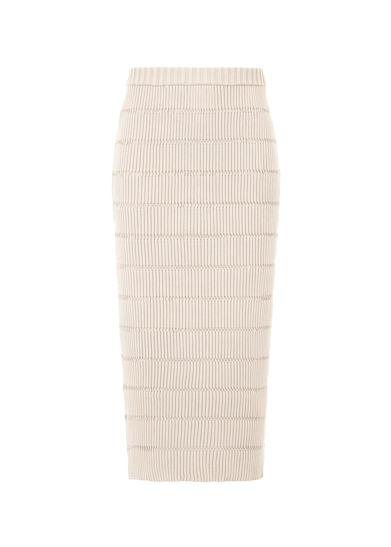 JIGGLY KNIT Skirt Beige