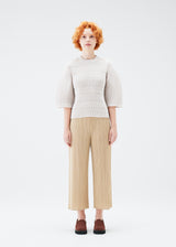 JIGGLY KNIT Top Beige