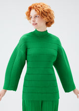 JIGGLY KNIT Top Green