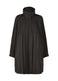 PADDED PLEATS COAT Coat Black