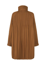 PADDED PLEATS COAT Coat Brown