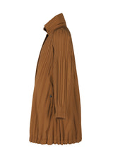 PADDED PLEATS COAT Coat Brown