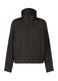 PADDED PLEATS COAT Jacket Black