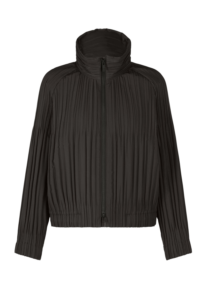 PADDED PLEATS COAT Jacket Black