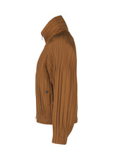 PADDED PLEATS COAT Jacket Brown