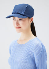 PLEATS CAP Hat Greyish Navy