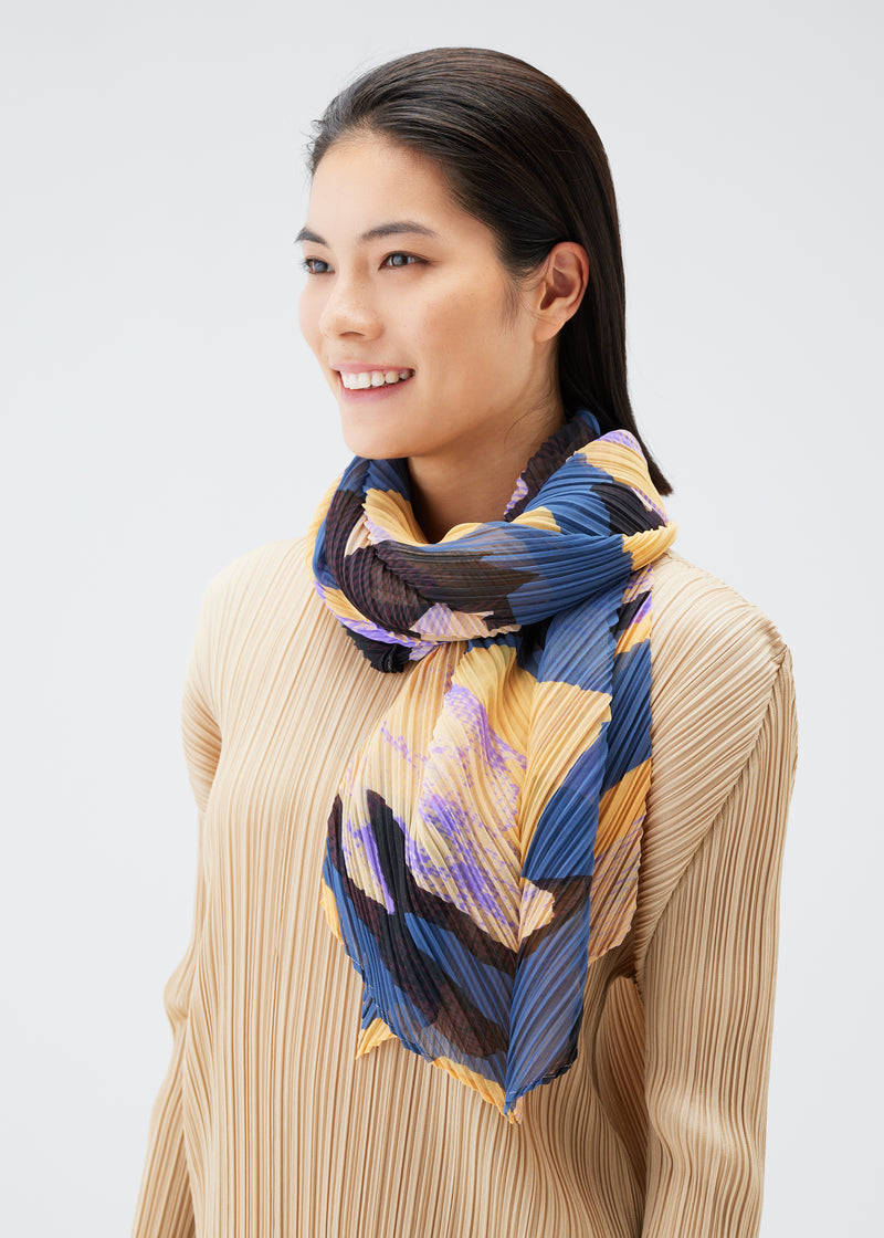 METEORITE SCARF Stole Greyish Navy