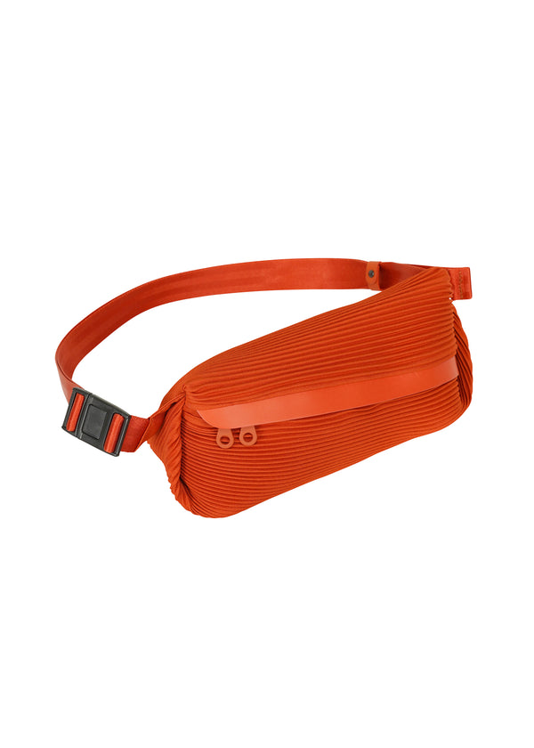 BIAS PLEATS WAISTBAG Bag Dark Orange