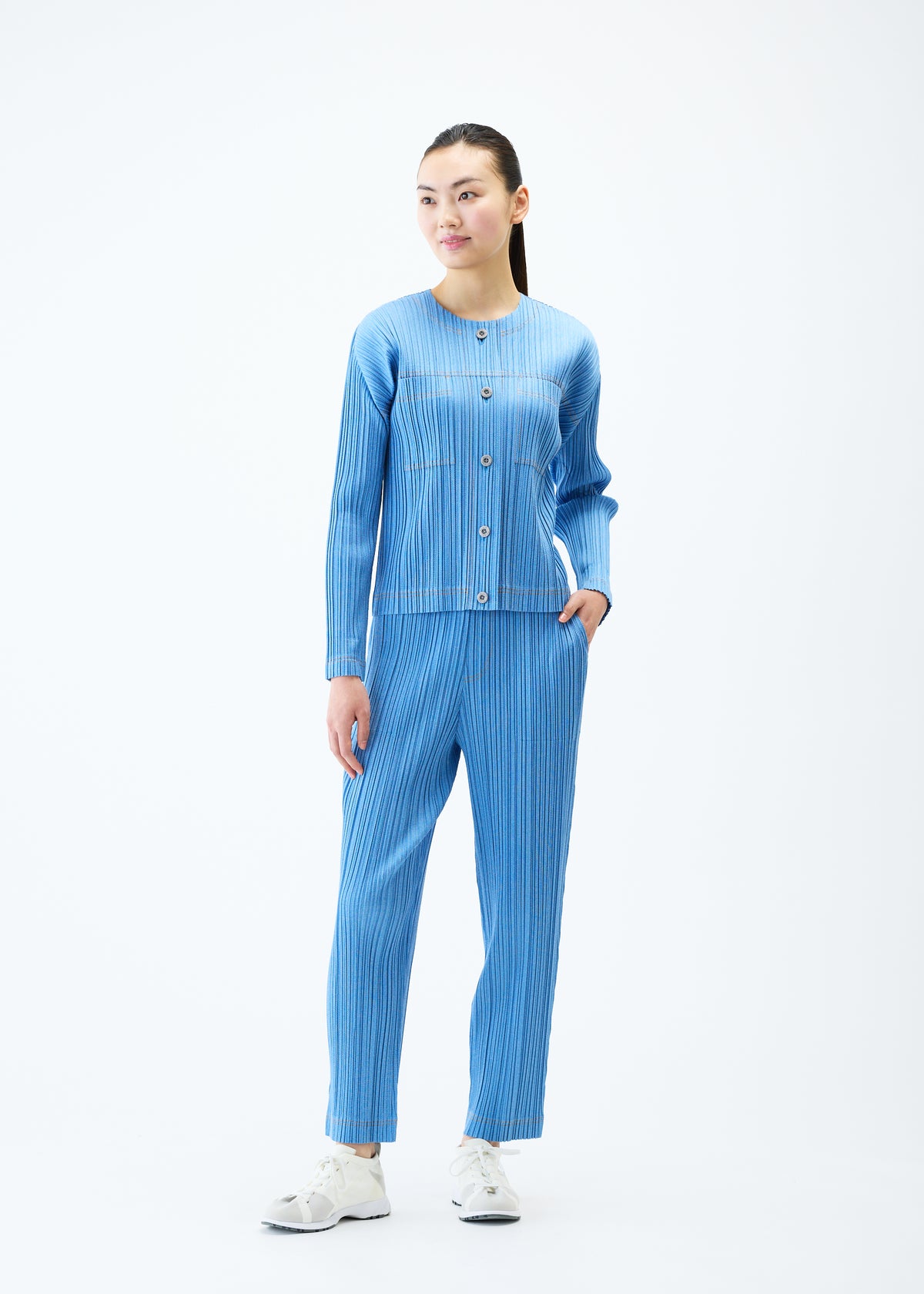 COTTON DENIM Jacket Light Blue