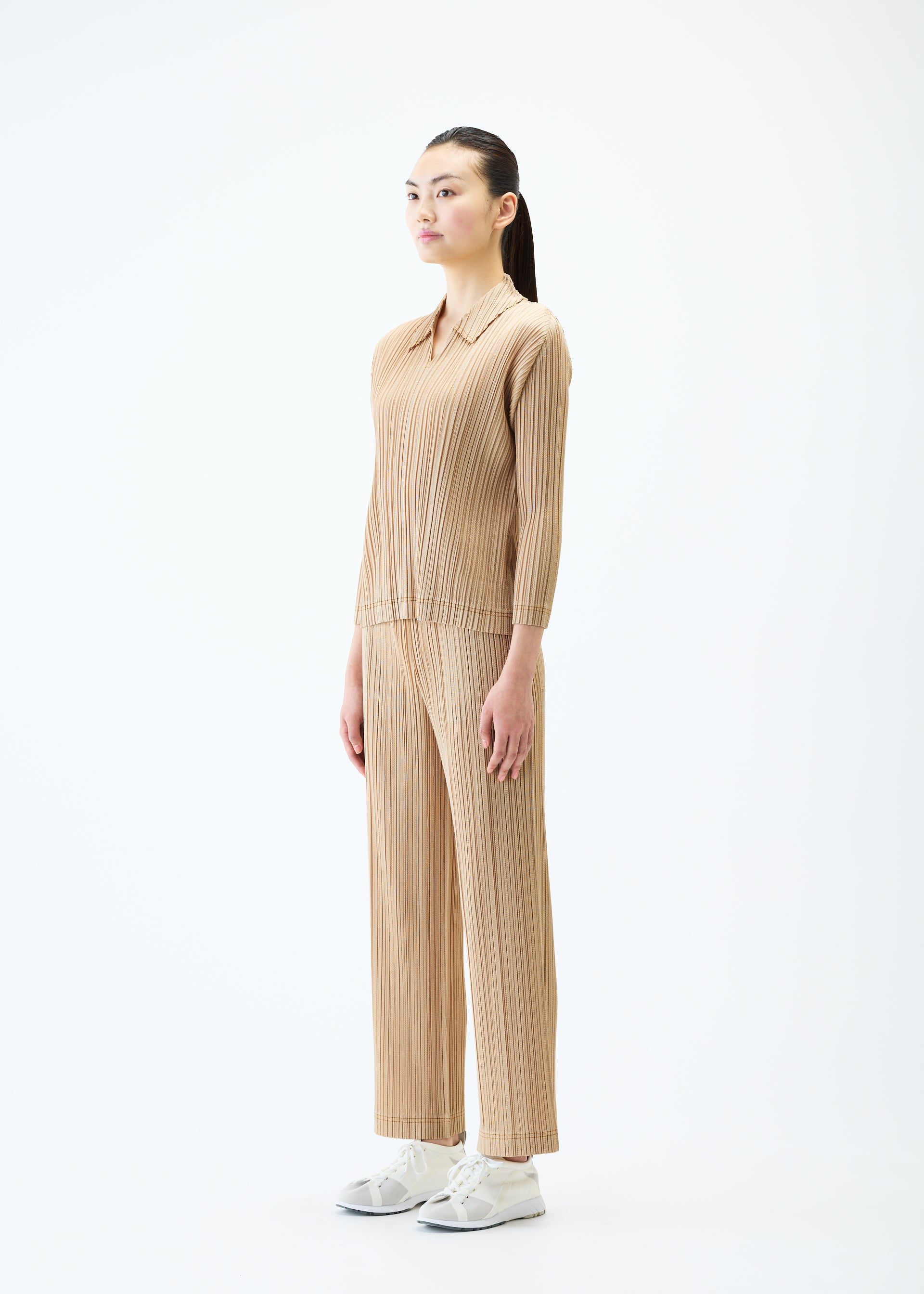 COTTON DENIM Trousers Light Blue