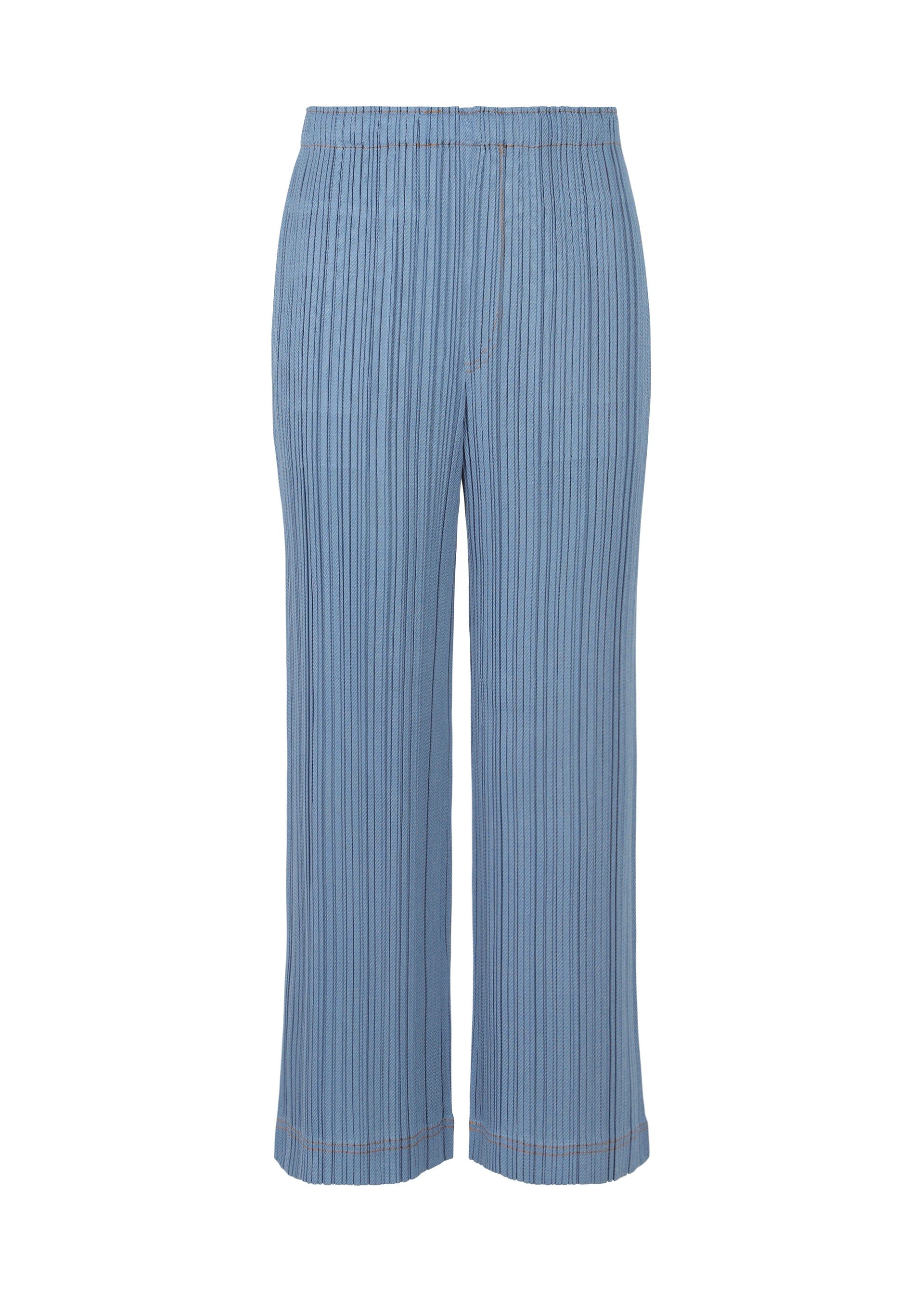 COTTON DENIM Trousers Light Blue