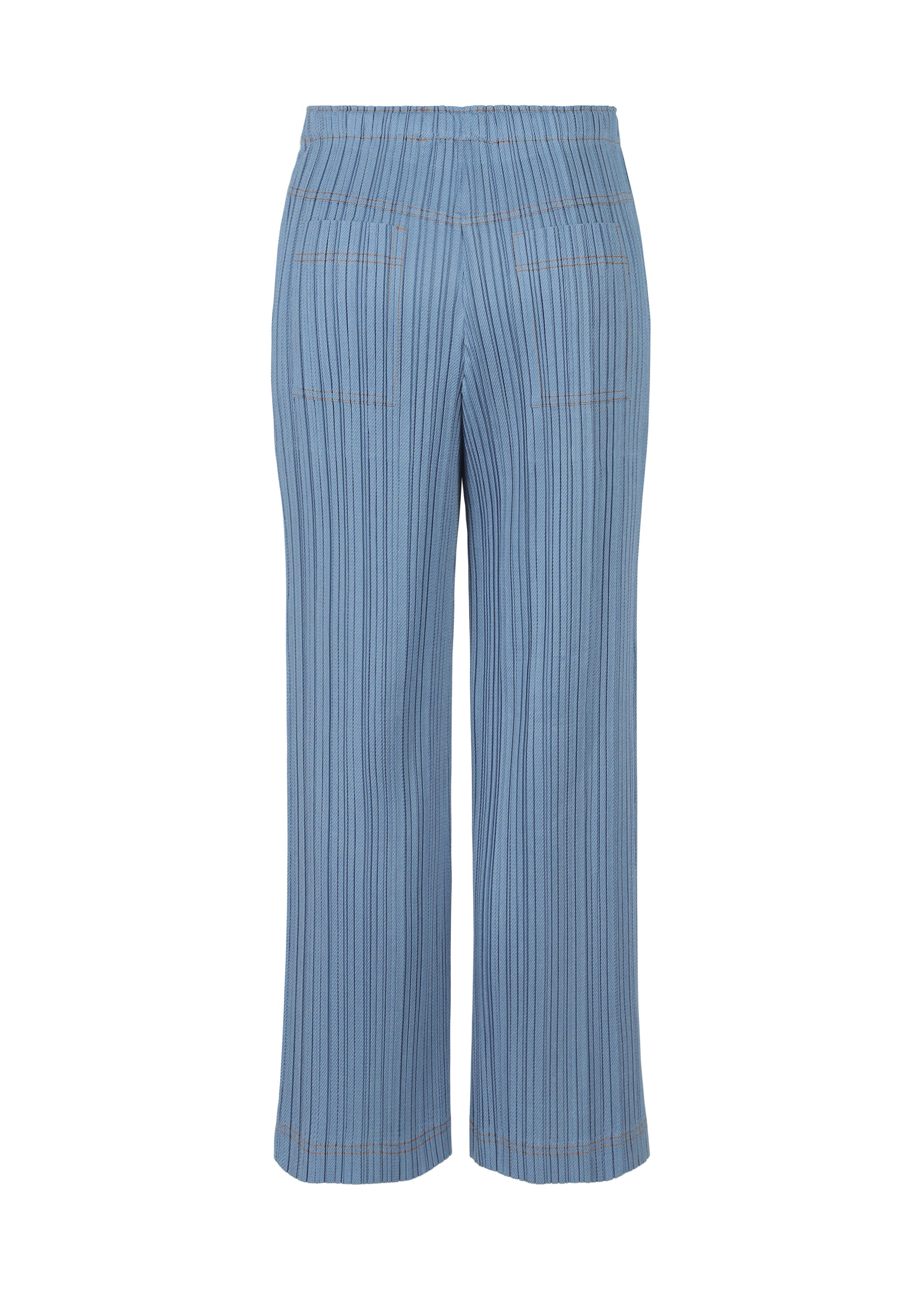 COTTON DENIM Trousers Light Blue
