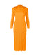 MONTHLY COLORS : JANUARY Dress Orange Yellow