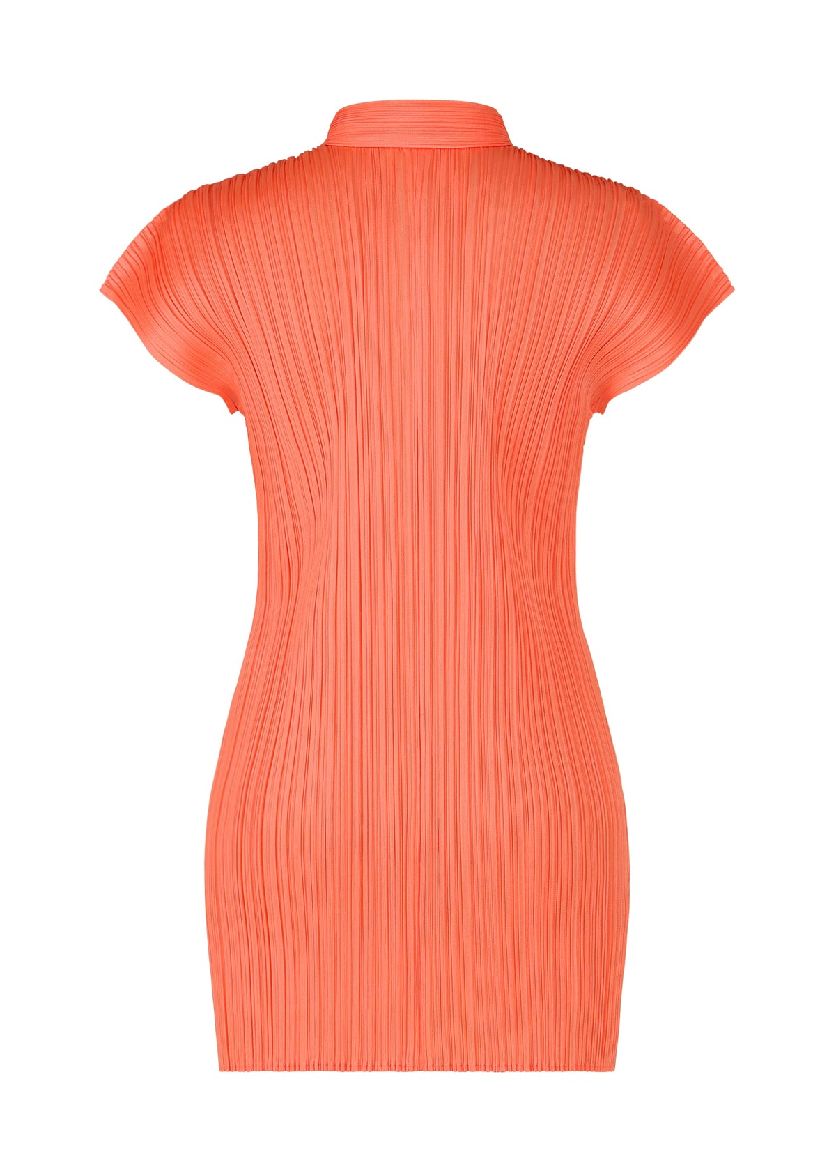 A detail shot of the PLEATS PLEASE ISSEY MIYAKE MONTHLY COLORS MAY shirt.