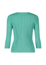 MELLOW PLEATS Top Blue Grey