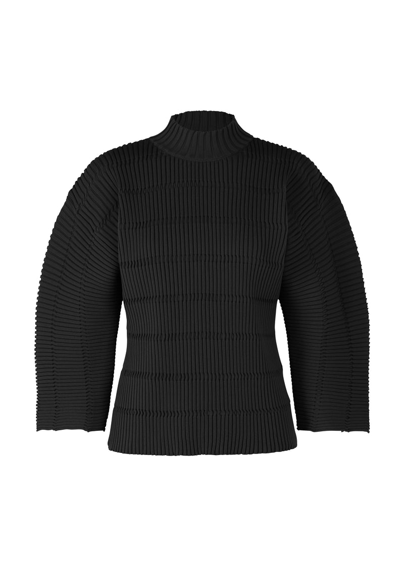 JIGGLY KNIT Top Black