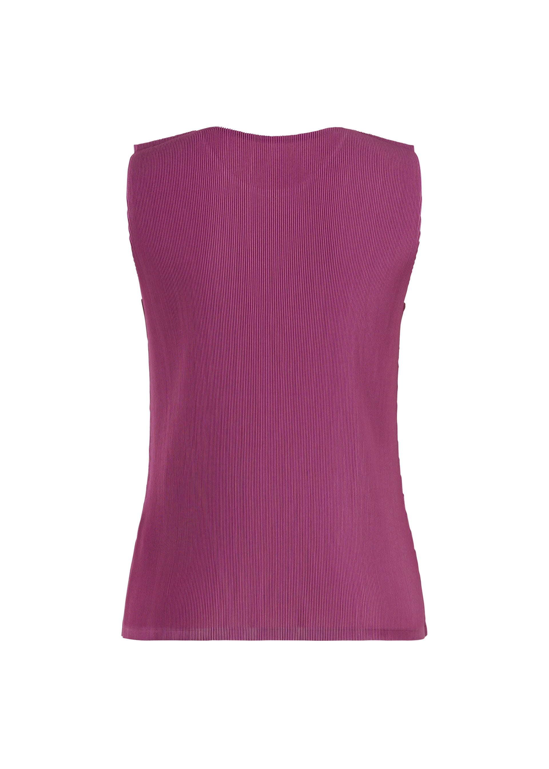 A detail shot of the Pleats Please Issey Miyake MIST SEPTEMBER top.