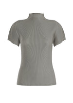 A product shot of the Pleats Please Issey Miyake MIST SEPTEMBER top in .