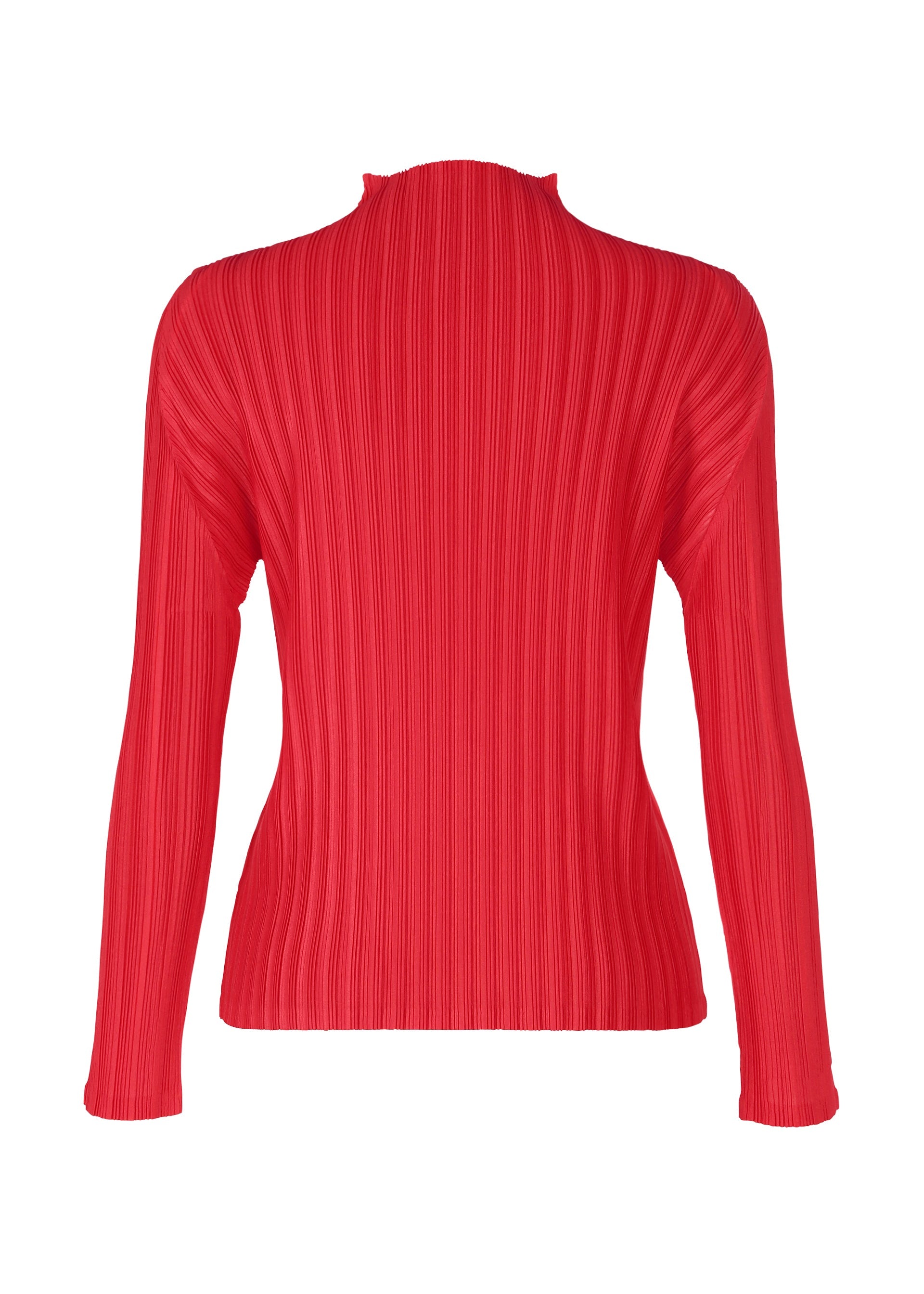 RIB PLEATS NOVEMBER Top Red – ISSEY MIYAKE EU